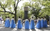 Hiroshima nghiêng mình tưởng niệm các nạn nhân thảm họa bom nguyên tử